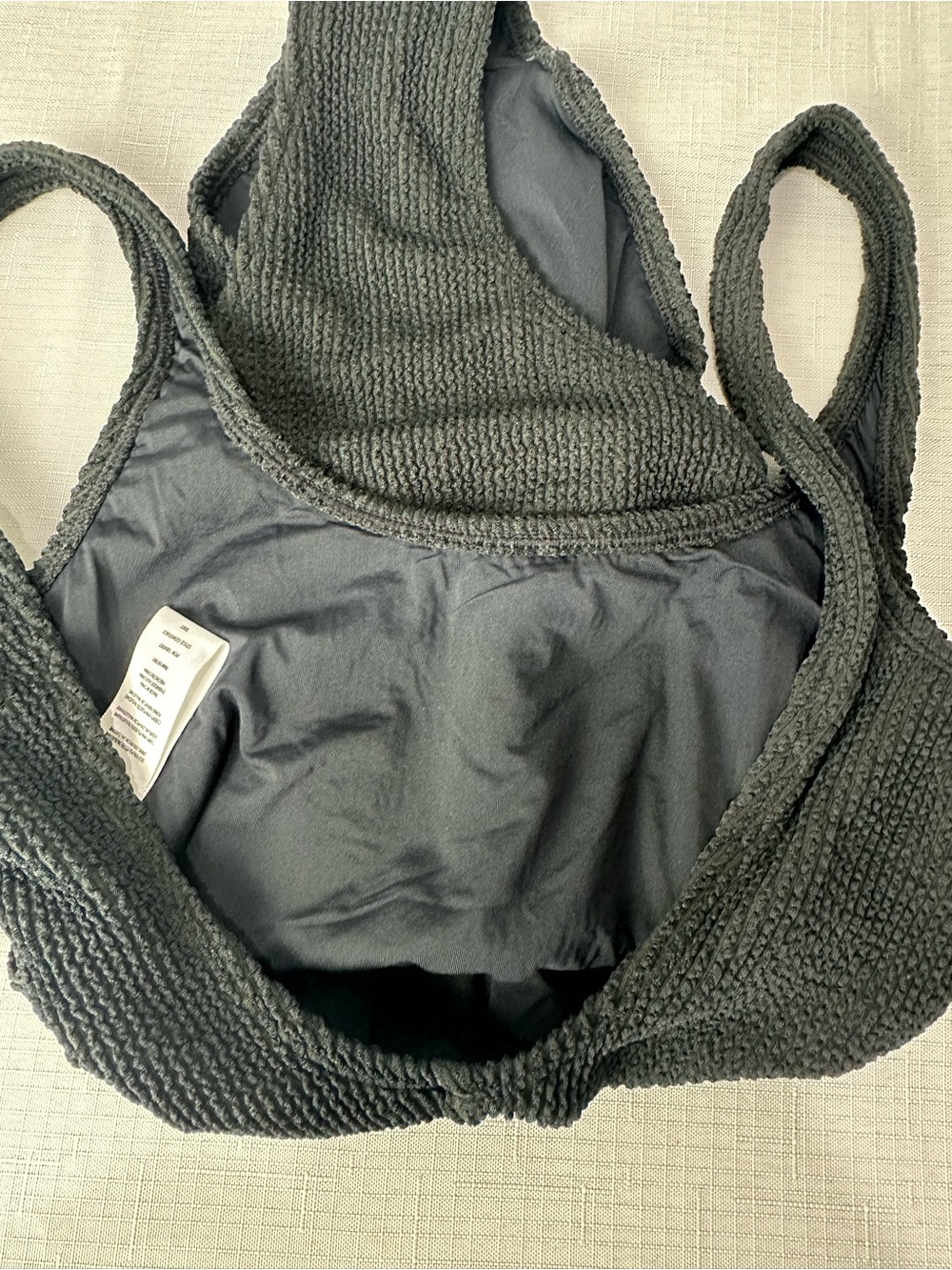 NWT Good American Always Fits Black One Piece XS - Picture 7 of 9